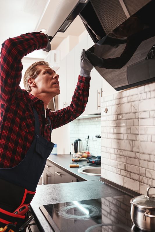 Kitchen Hood Installation