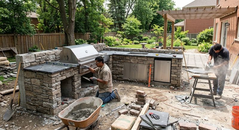 Outdoor Kitchen Remodeling in Houston, TX