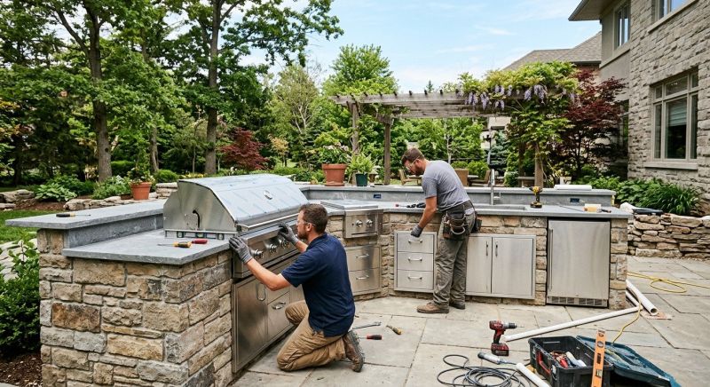 Outdoor Kitchen Renovation in Alpharetta, GA